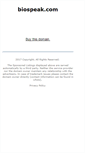 Mobile Screenshot of biospeak.com